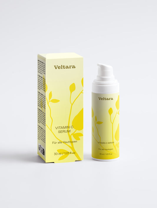 Vitamin C Serum gegen Pigmentflecken – veganes Serum für strahlende Haut