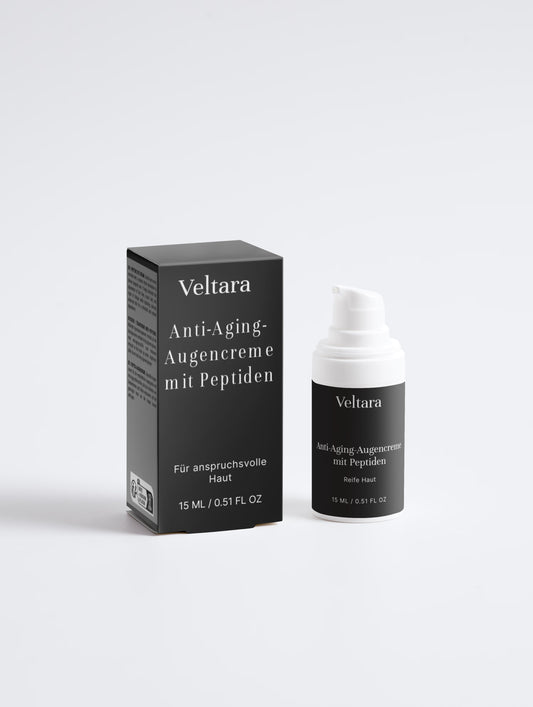 Peptide Augencreme gegen Falten und Krähenfüße – vegane Anti-Aging Augenpflege