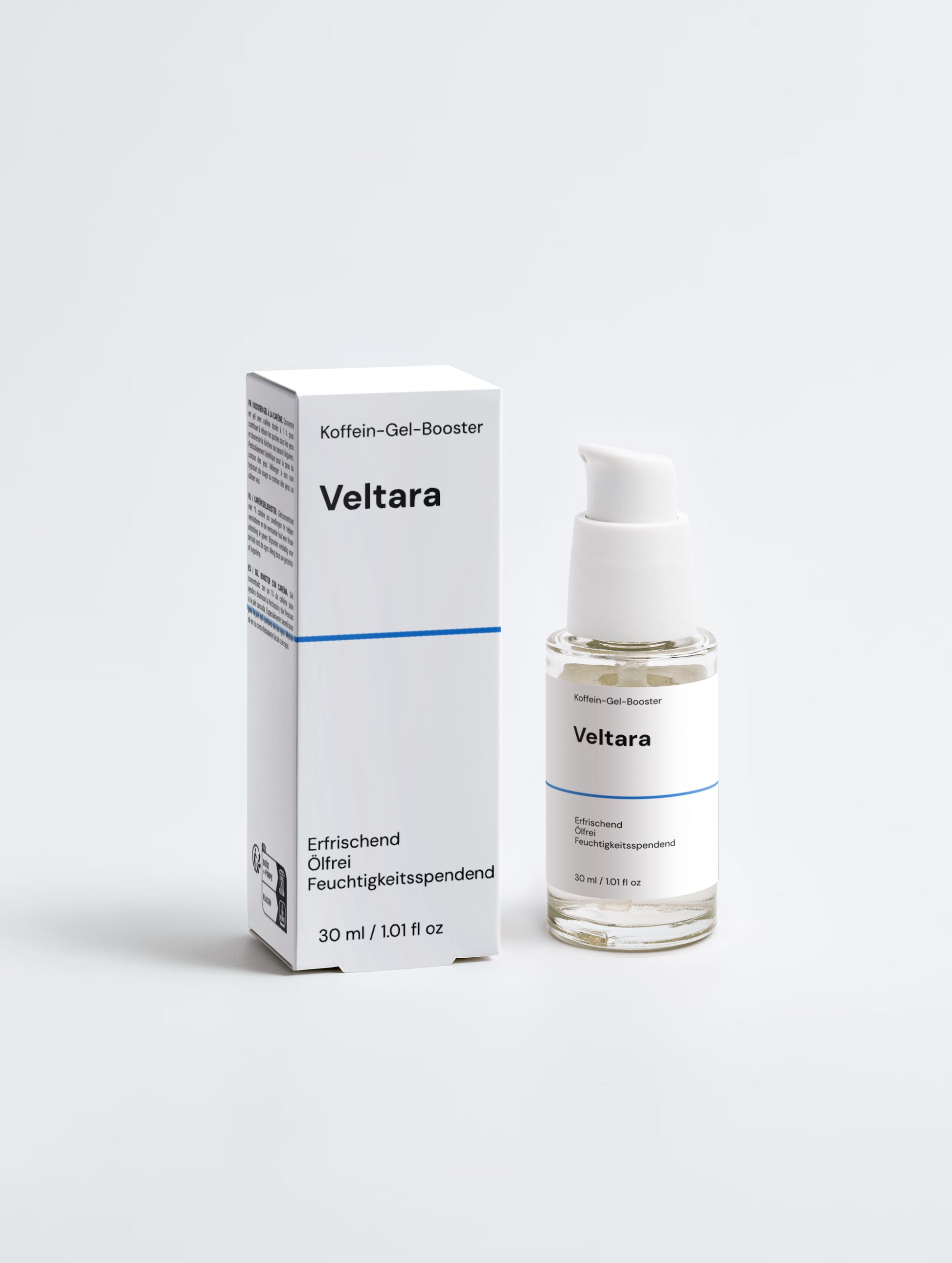 Koffein Gel Booster von Veltara gegen müde Augen & Schwellungen