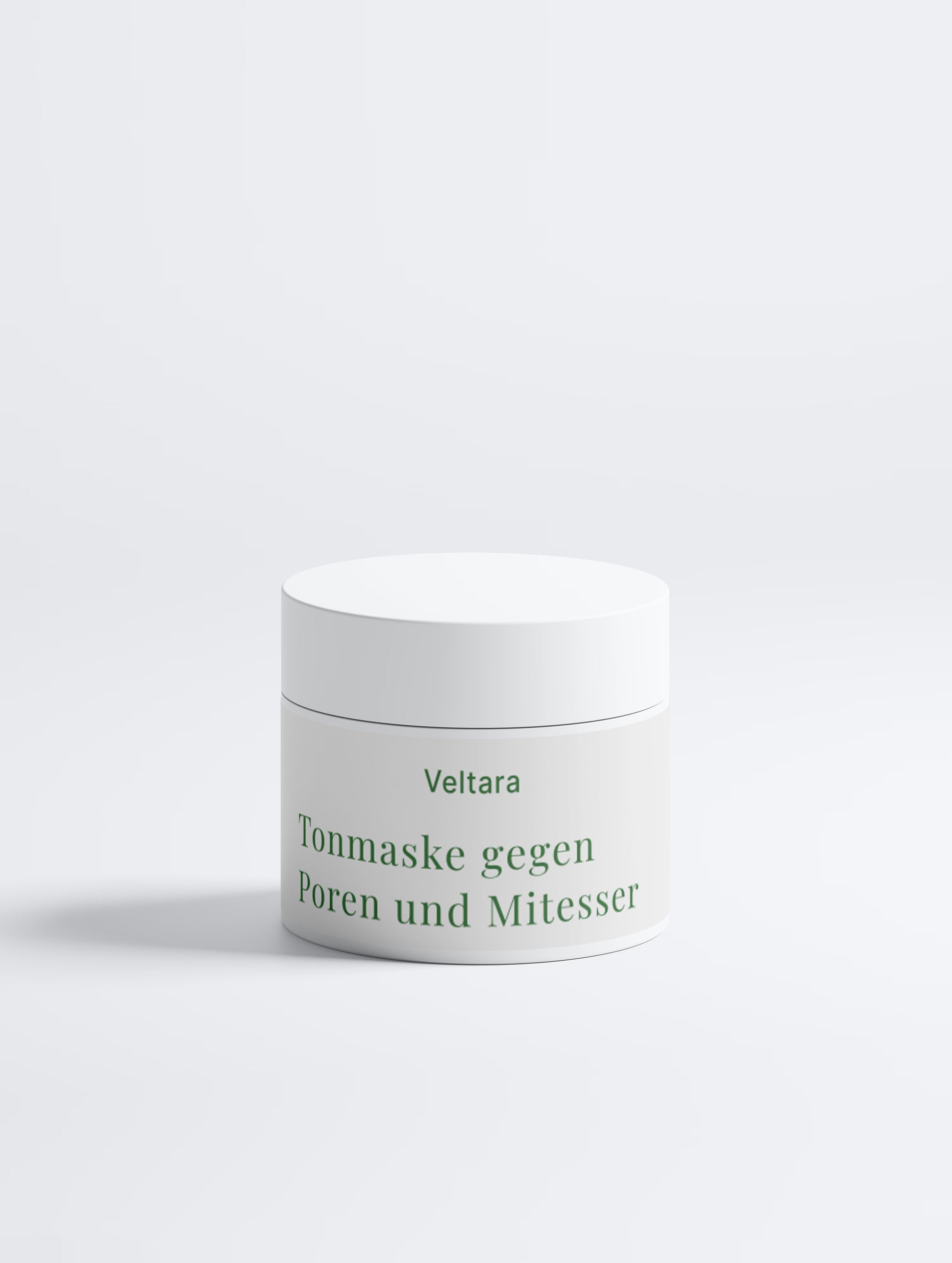 Tonmaske von Veltara gegen Poren & Mitesser – klärende Gesichtsmaske mit Tonerde