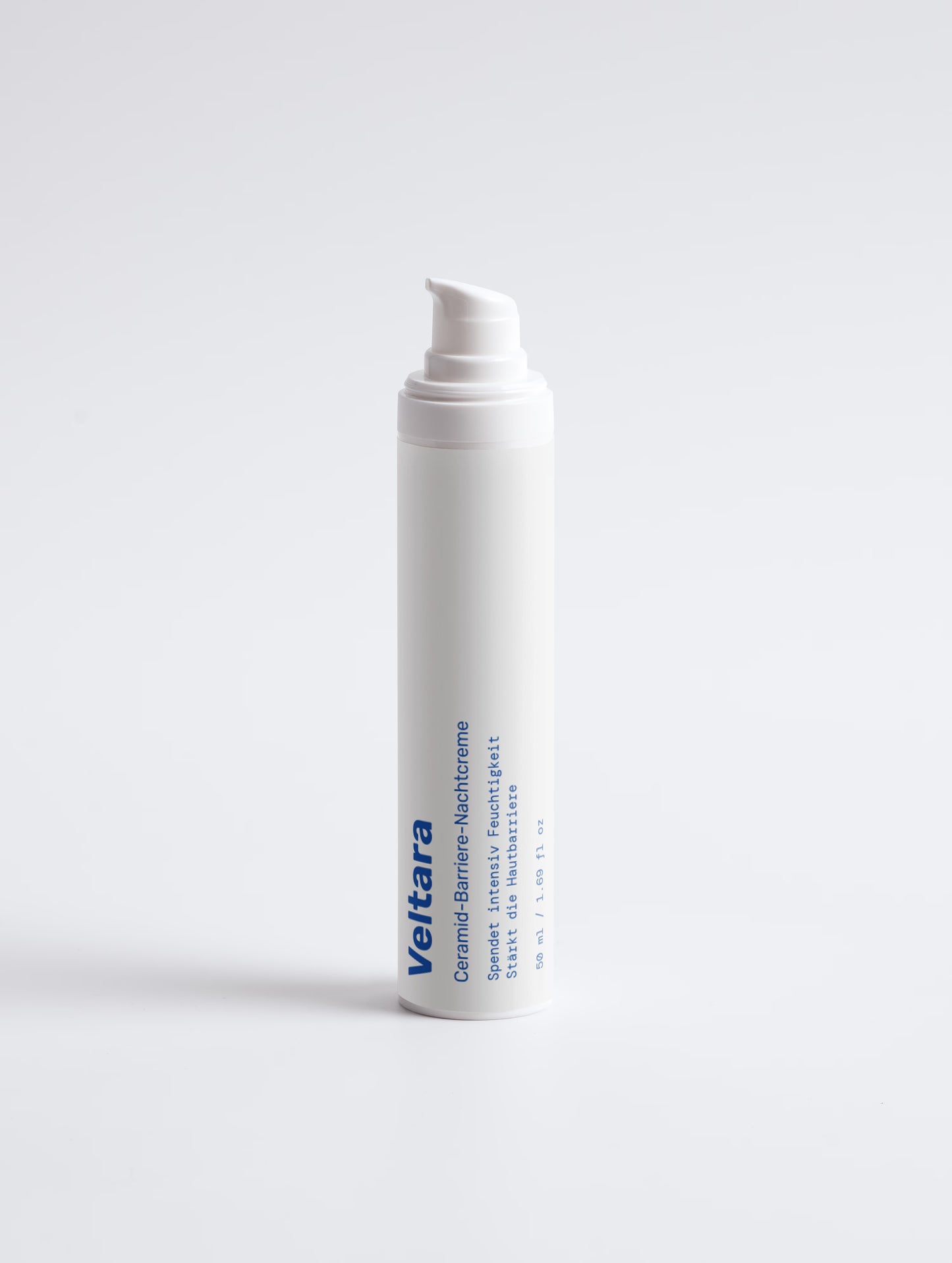 Ceramide Nachtcreme von Veltara – Anwendung abends auf Gesicht und Hals