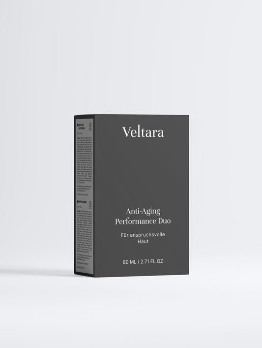 Anti-Aging Performance Duo von Veltara – Peptid-Serum und Creme Set für straffere Haut