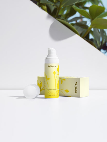 Vitamin C Serum von Veltara – Wirkstoffe 2 % Vitamin C, Ferulsäure und Hyaluron